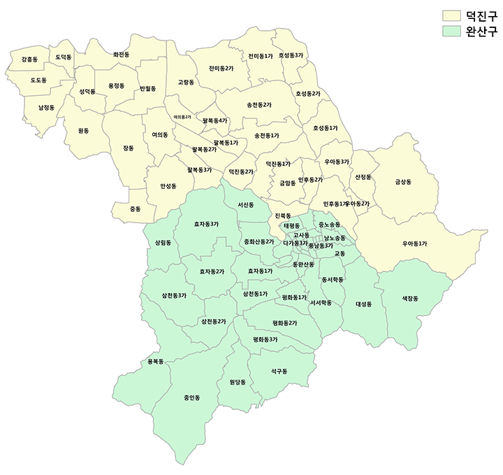 전주시 지도