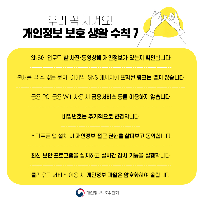 2022년 개인정보보호 중요성 인식 제고를 위한 캠페인