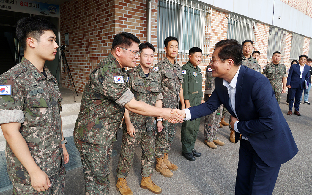 추석 군장병 위문 항공대