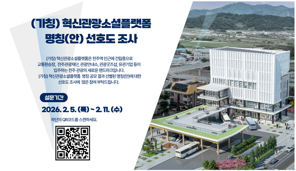 (가칭) 혁신관광소셜플랫폼 명칭(안) 선호도 조사